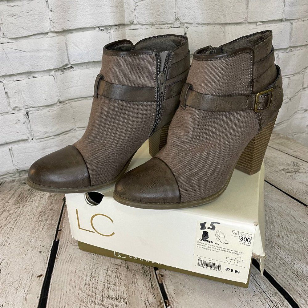 Lauren Conrad Ankle Booties | Farren Tan | Women’s 8.5
